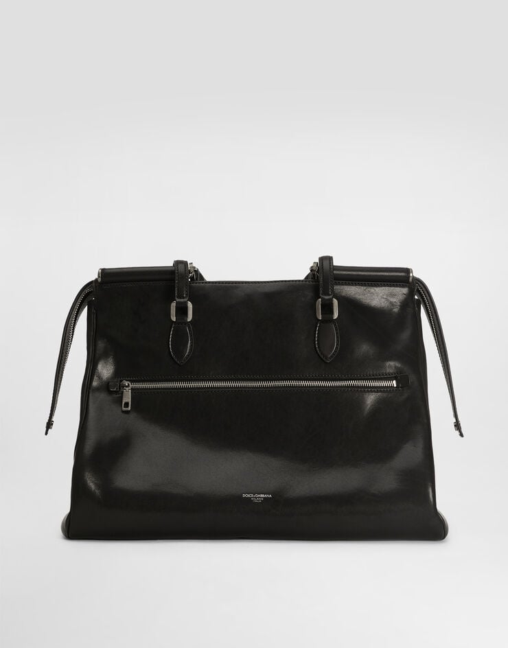 Dolce & Gabbana حقيبة من جلد عجل فيتوريا Black BM7825AH850