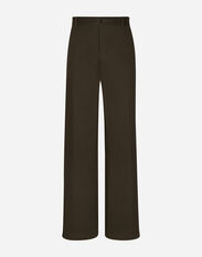 Dolce & Gabbana Tailored cotton pants Brown GP01PTFU60L