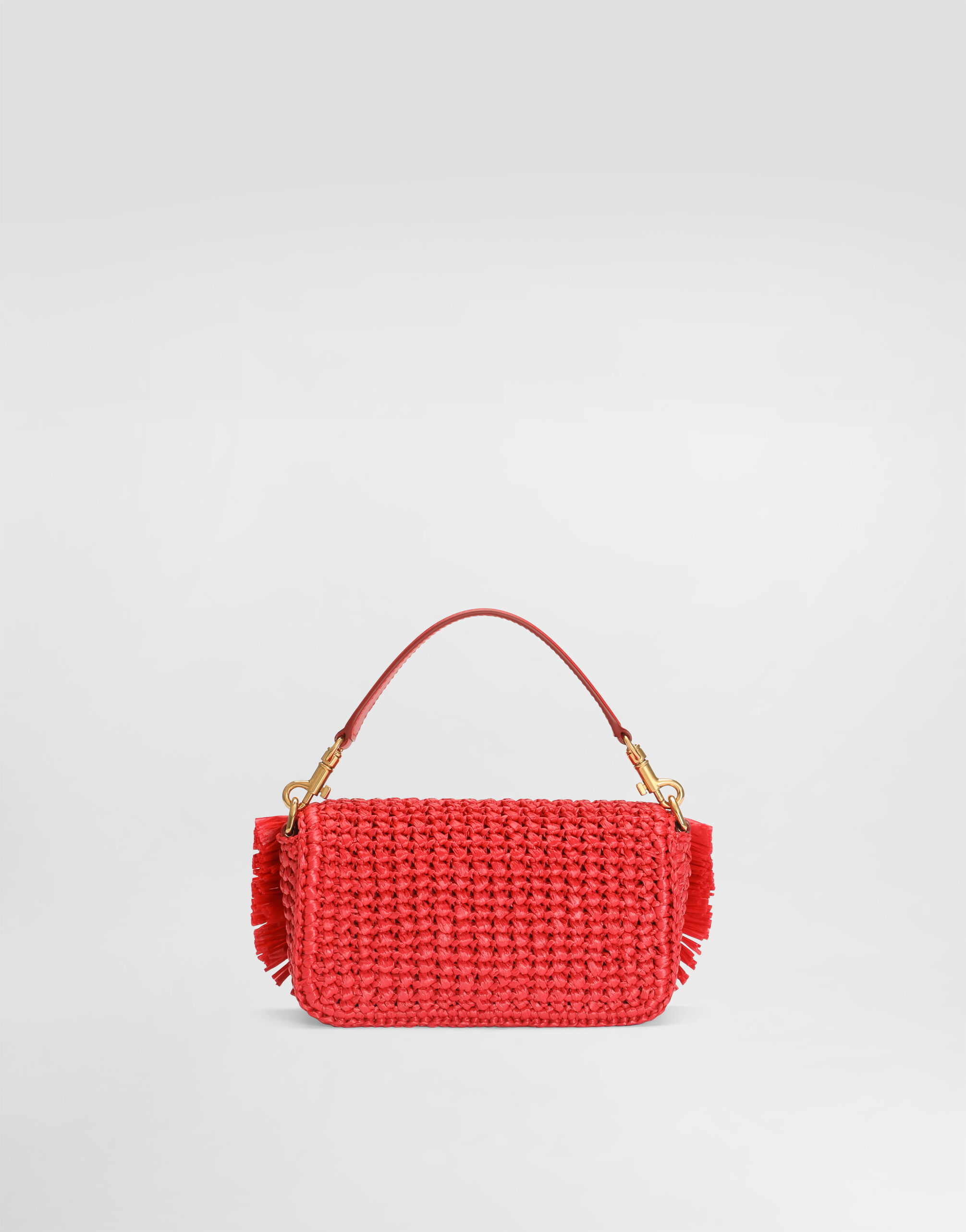 Redのウィメンズ 3.5 shoulder bag in raffia | Dolce&Gabbana®