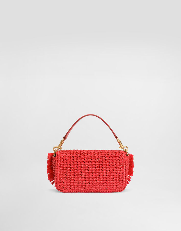 Dolce & Gabbana 3.5 shoulder bag in raffia Red BB7836A0438