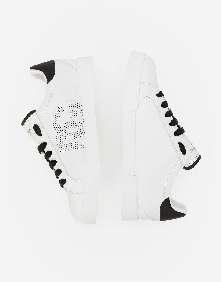 Dolce & Gabbana Sneaker Portofino aus Kalbsleder Mehrfarbig CK2277AV066
