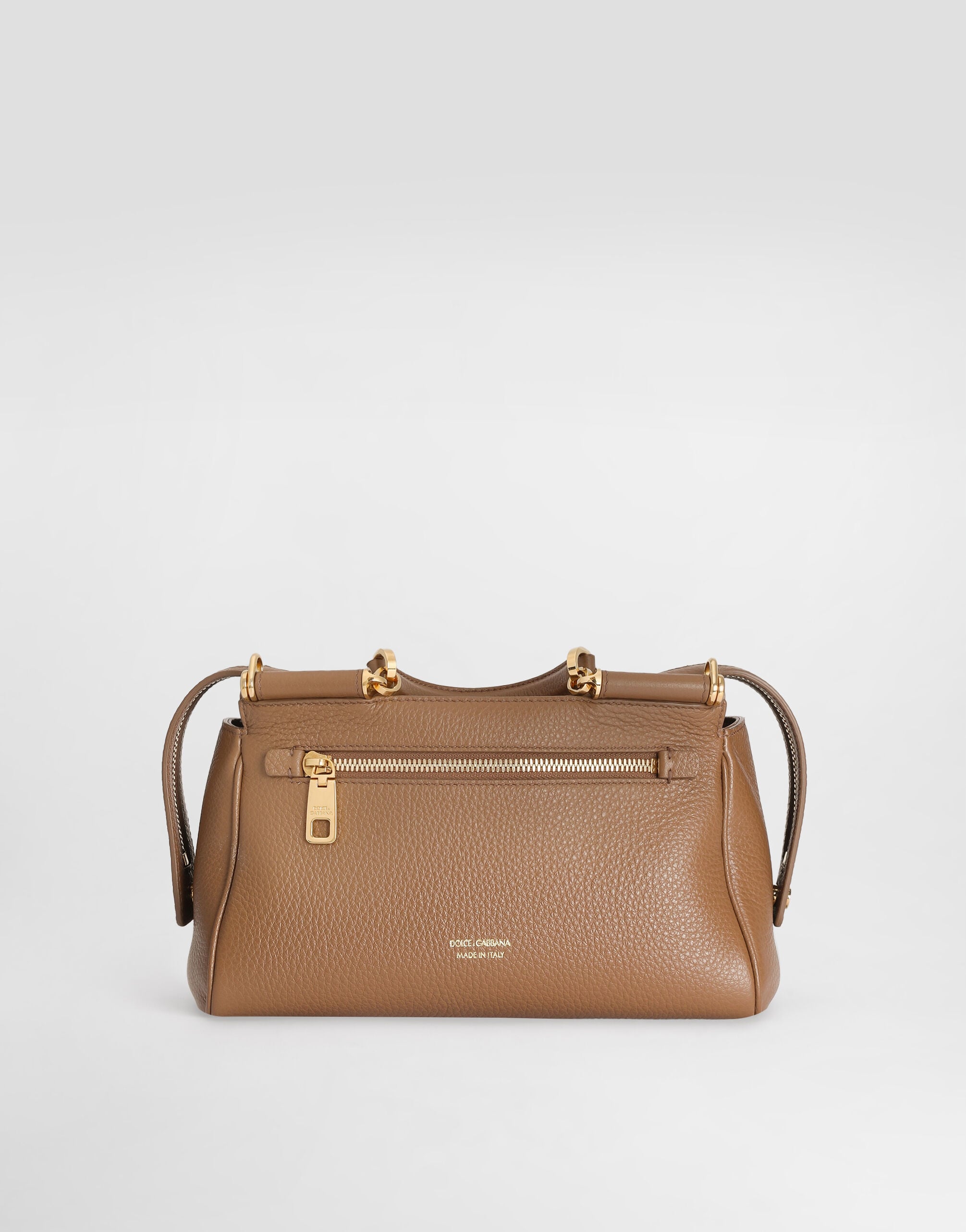 Vittoria handbag in calfskin in Brown for Women | Dolce&Gabbana® US