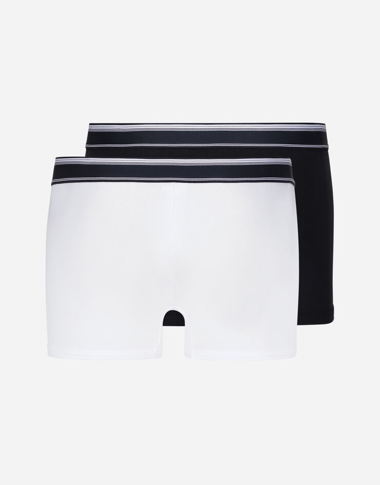 Dolce & Gabbana Two-way stretch cotton regular-fit boxers two-pack Multicolor M9D76JOUAIG