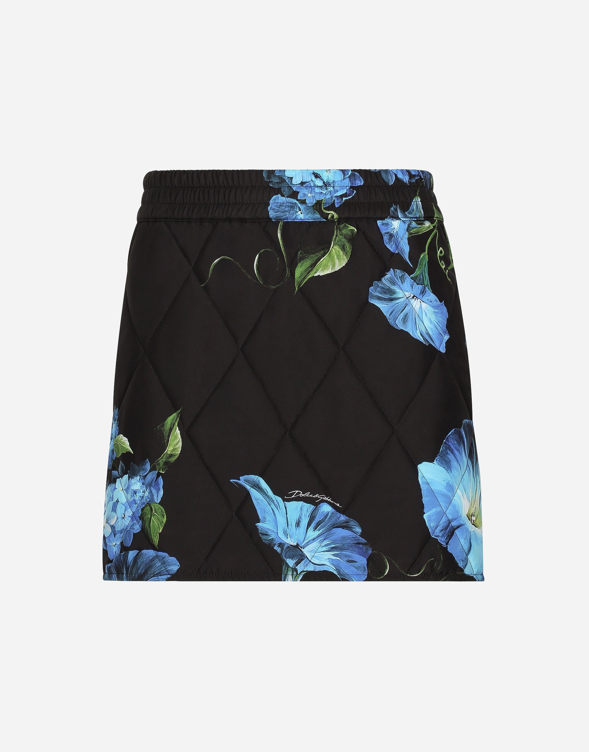 Dolce & Gabbana Minifalda de tela estampado campanillas Estampado F4CS6THS5Q0