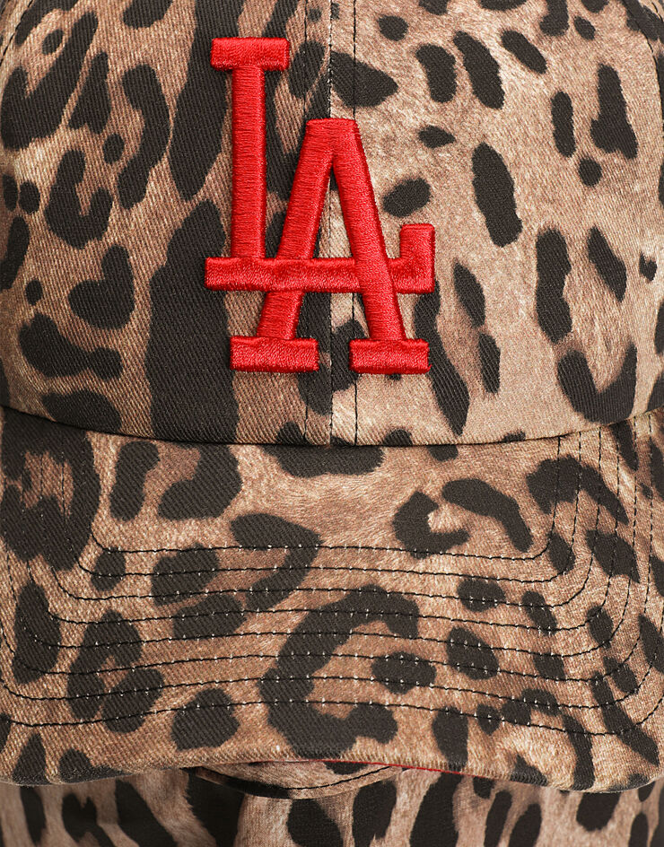 Dolce & Gabbana Dolce&Gabbana X ’47 Los Angeles Dodgers Balaclava Mit Leo-Print Multicolor IH153MGI218