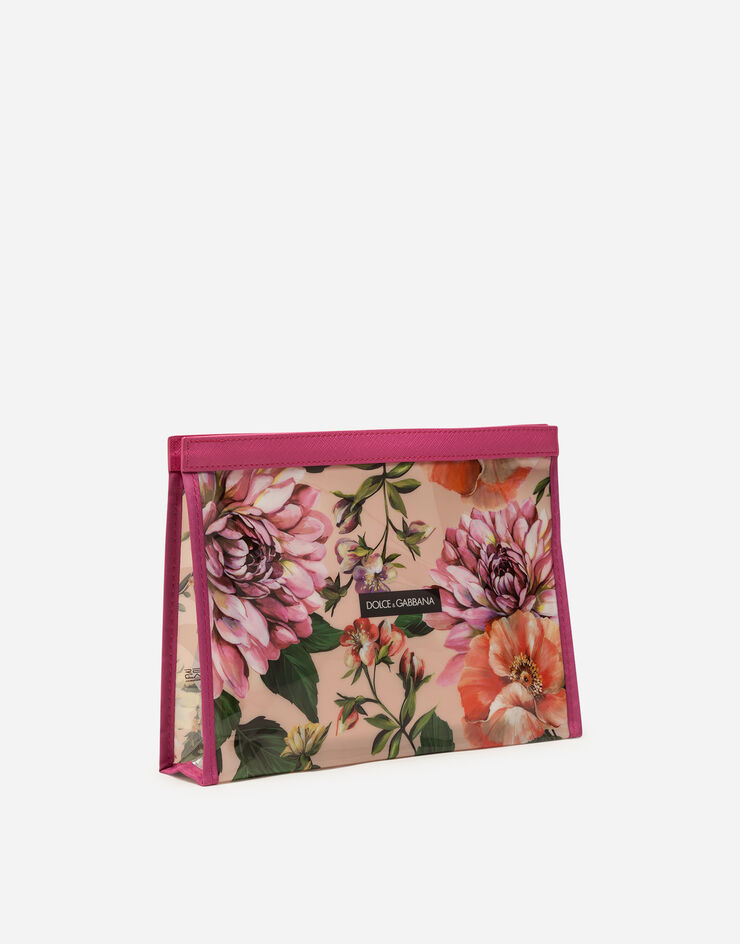 Dolce & Gabbana PUSH UP BIKINI TOP WITH VIOLET PRINT IMPRIMÉ FLEURI O1A30JFSGRZ