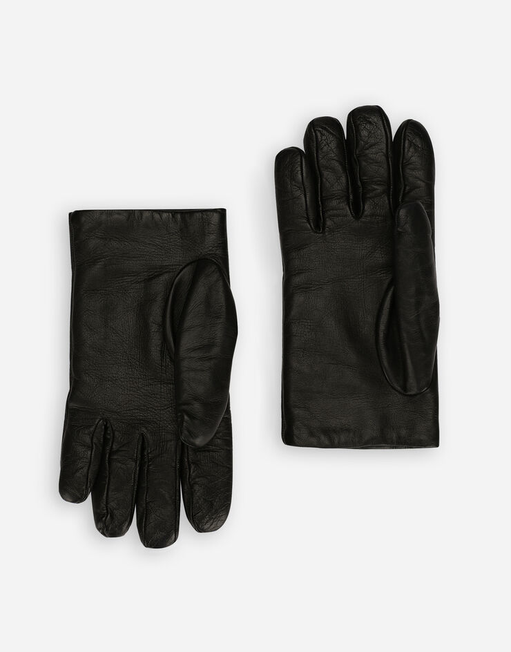 Dolce & Gabbana Nappa leather gloves Negro BG0164AO969