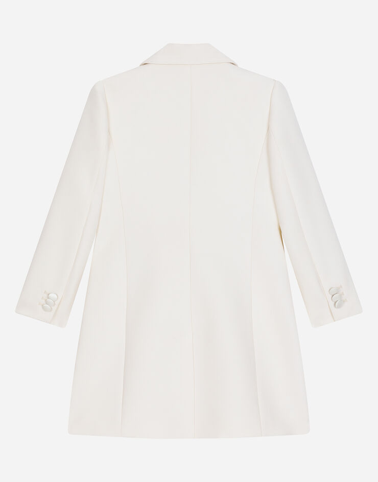 Dolce&Gabbana Двубортное пальто из кади белый L54C48HUMTB