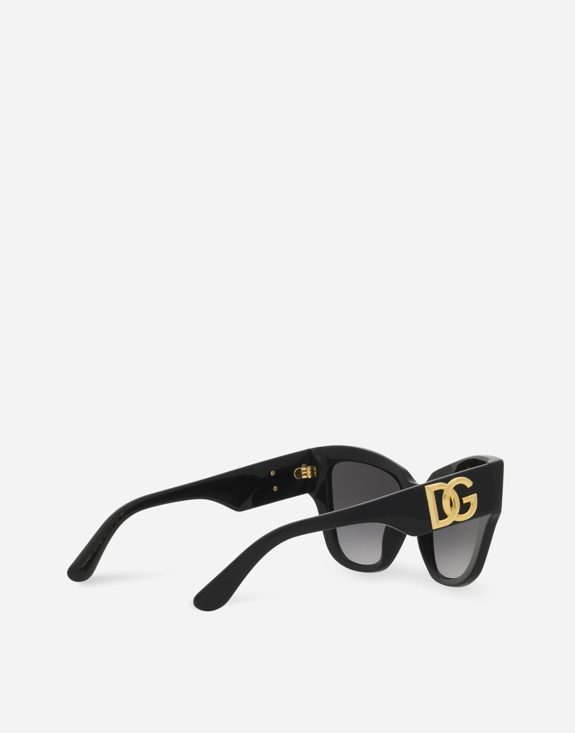 DG crossed sunglasses in Black for Women | Dolce&Gabbana® US