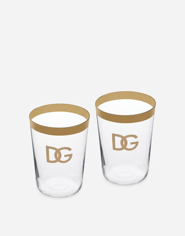 Dolce & Gabbana Set 2 Beverage Glasses Multicolor TC0S05TCA16