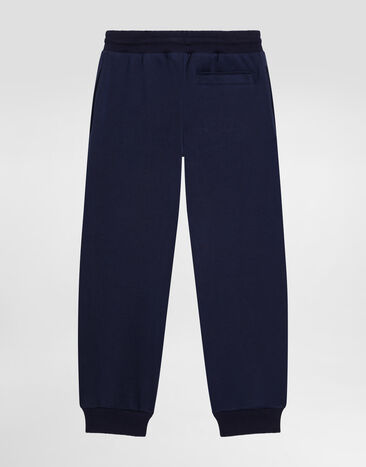 Dolce & Gabbana Fleece trousers with DG Print L4JPIGII7IJ