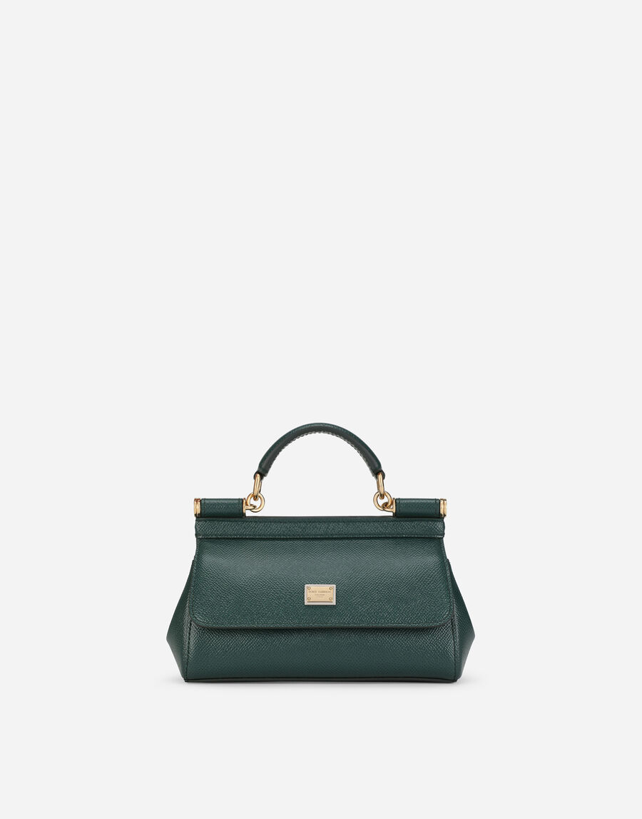 Mini Sicily handbag in dauphine calfskin