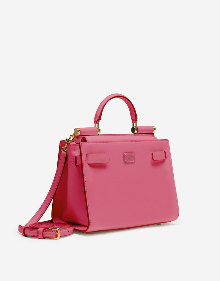 Dolce & Gabbana Small calfskin Sicily 62 bag ROSA BB6836B5671