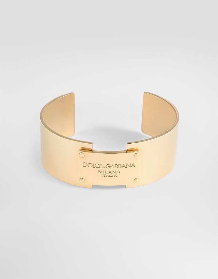 Dolce & Gabbana Bracelet with Dolce&Gabbana logo tag Dolce & Gabbana Bracelet with Dolce&Gabbana logo tag Gold WBR1H1W1111