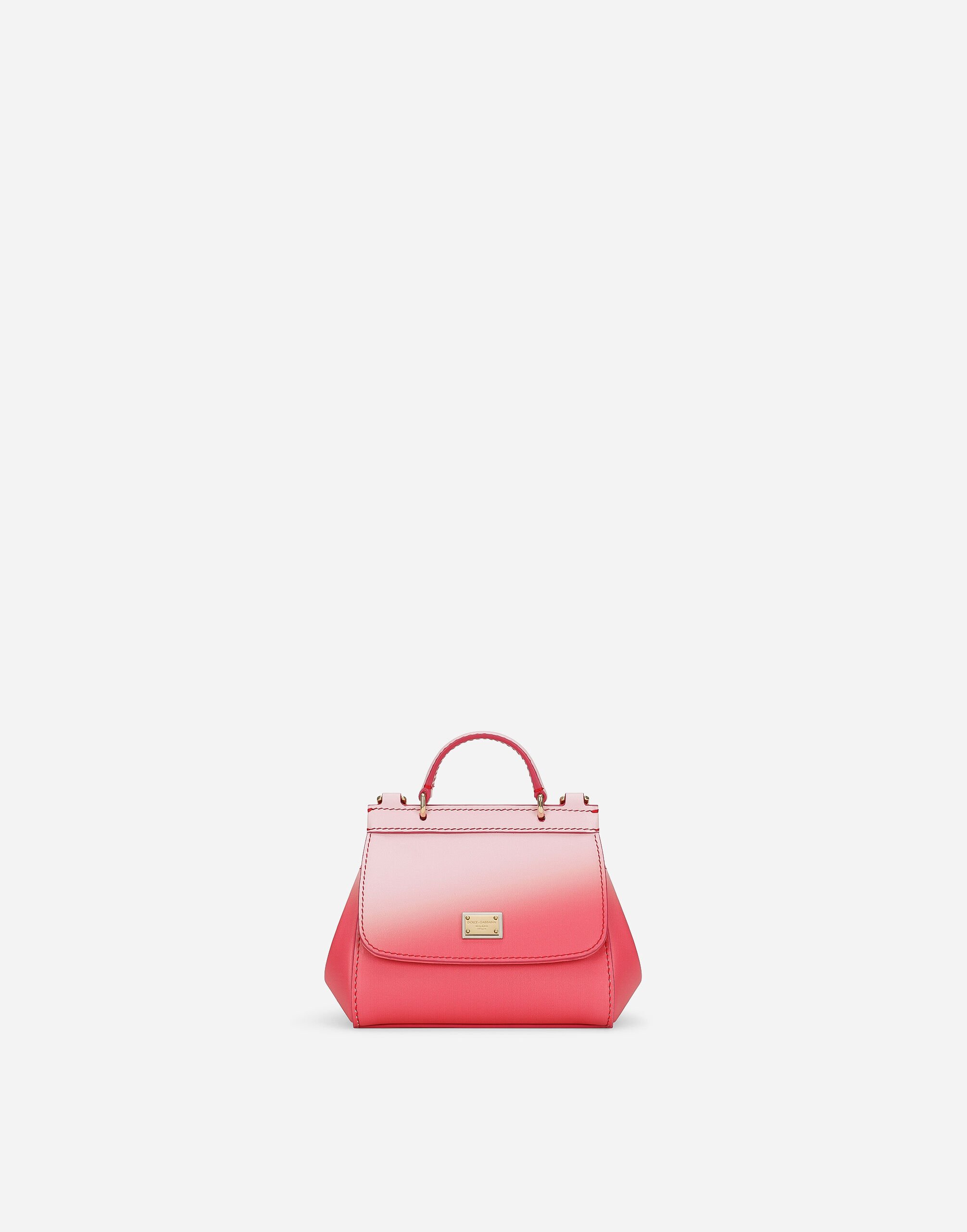 Mini sac a main Sicily en Rose pour fille Dolce Gabbana