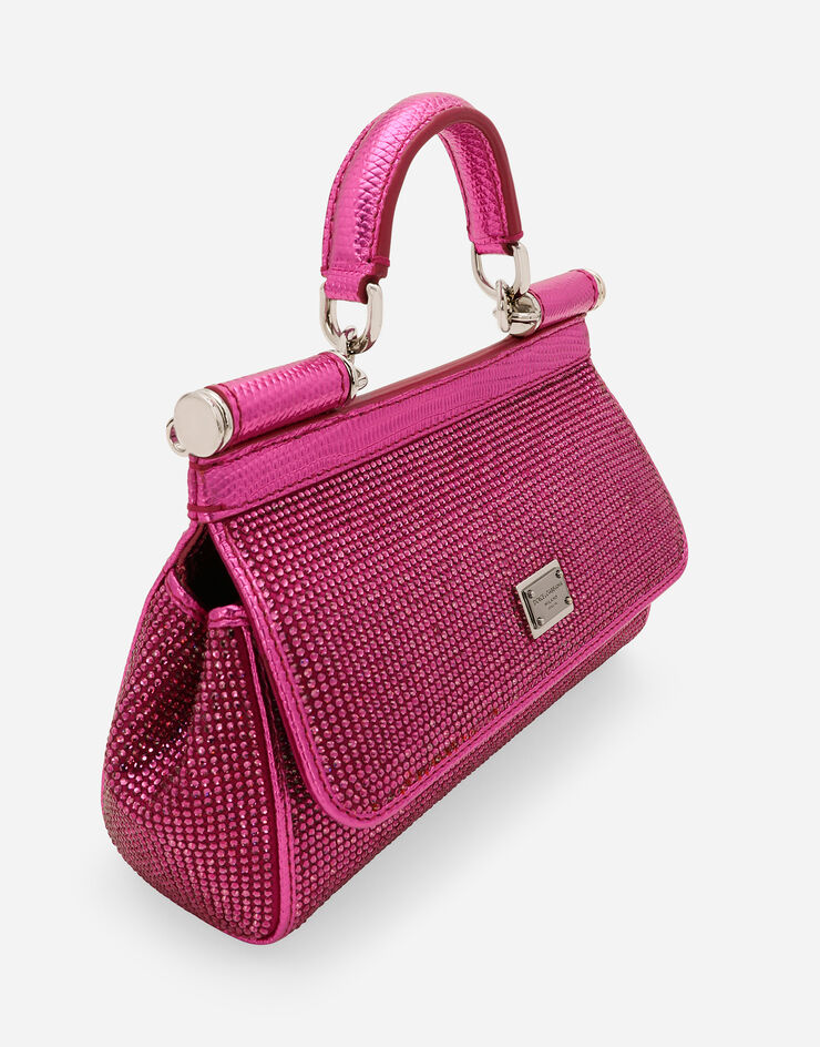 Dolce&Gabbana Henkeltasche Sicily klein Fuchsia BB7116AO917