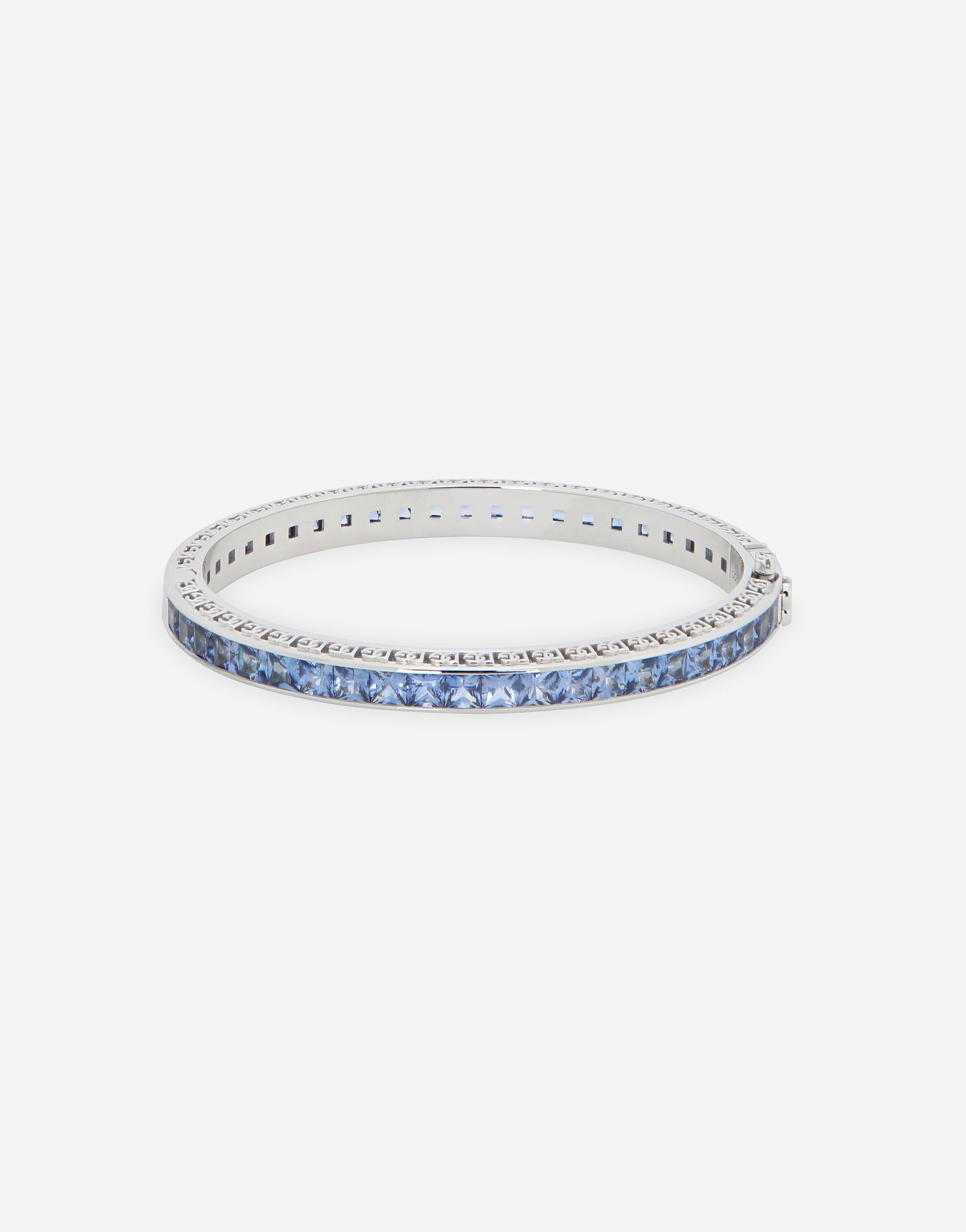 Dolce & Gabbana Anna bracelet in white gold 18kt with blue sapphires Weiss WBQA1GWTSQS