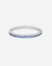 Dolce & Gabbana Anna bracelet in white gold 18kt with blue sapphires White WBQD1GWPAVE