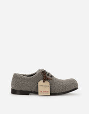 Dolce&Gabbana Faux fur Derby shoes Grey CS2223AP555