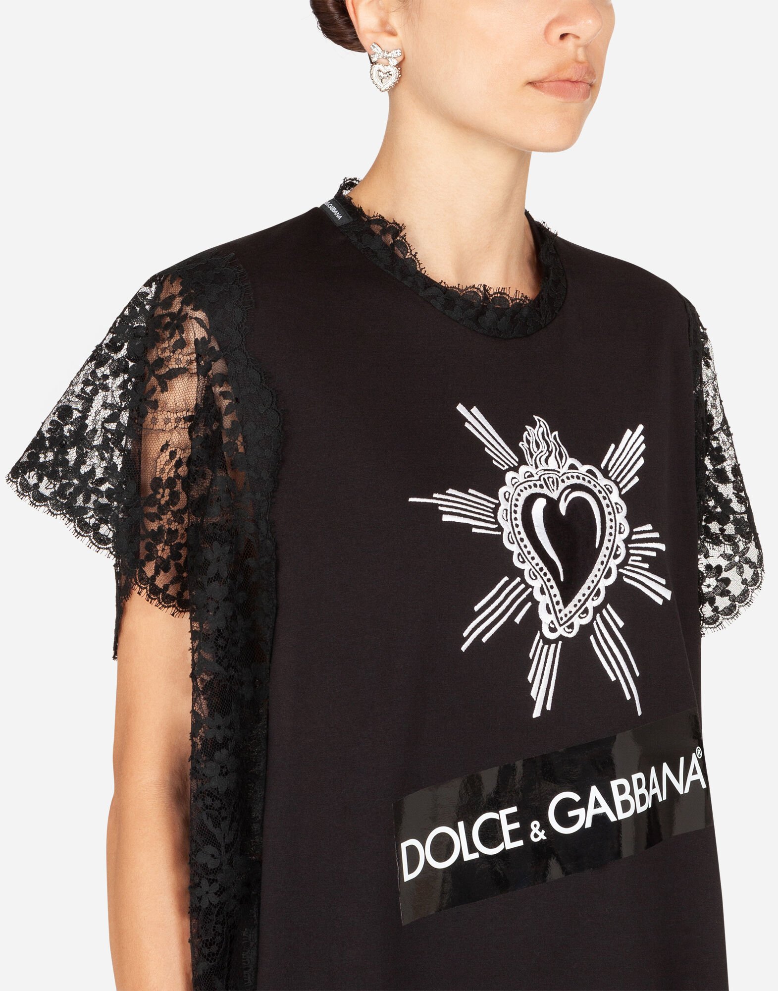 Dolce gabbana heart t shirt deals
