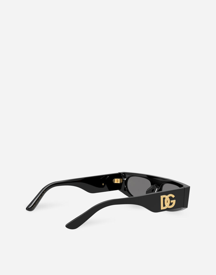 Dolce & Gabbana Sonnenbrille Hawaii Schwarz VG400KVP187