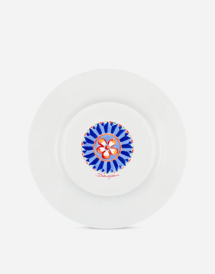 Dolce & Gabbana Набор из 2 плоских тарелок из тонкого фарфора разноцветный TC0S04TCA06