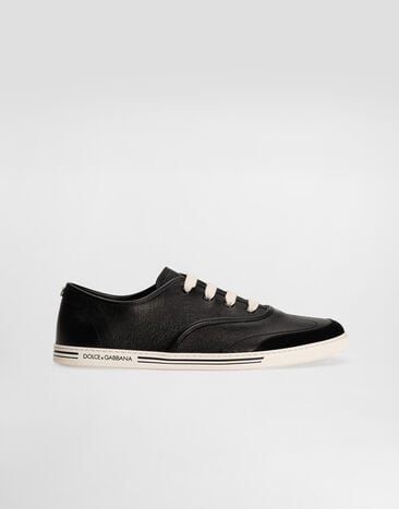 Dolce & Gabbana Saint Tropez calfskin sneakers Black CS2351AQ724