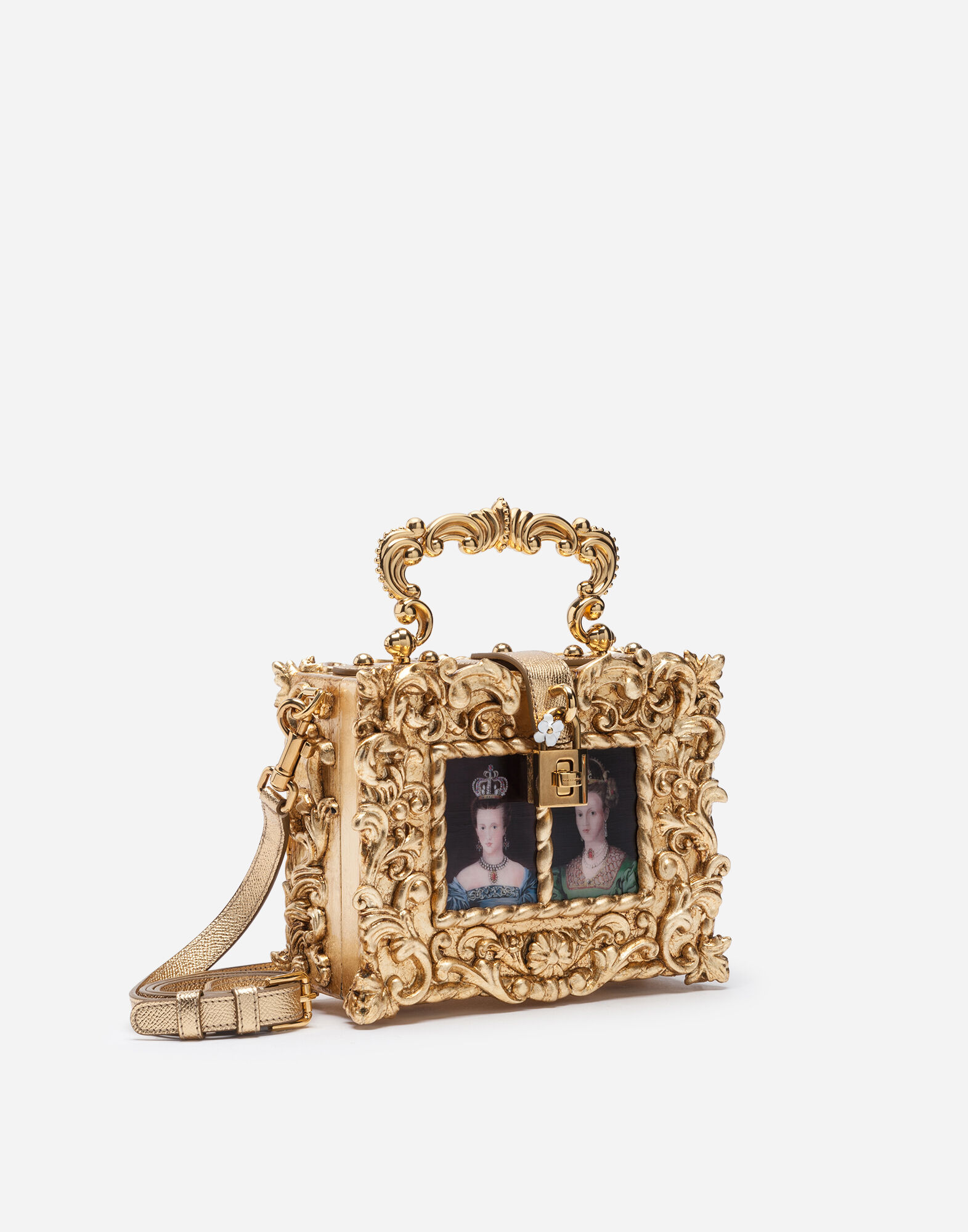 Dolce and gabbana gold bag outlet