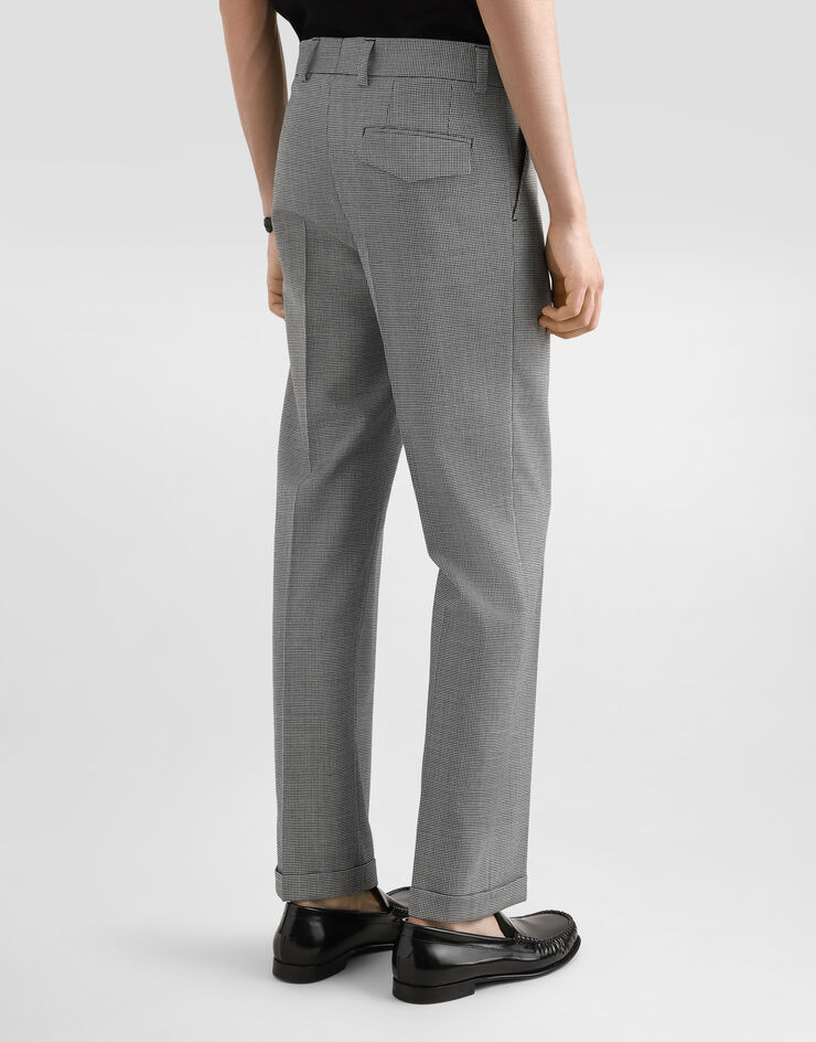 Dolce & Gabbana Tailored wool pants Multicolor GP0B8TFQ2OI