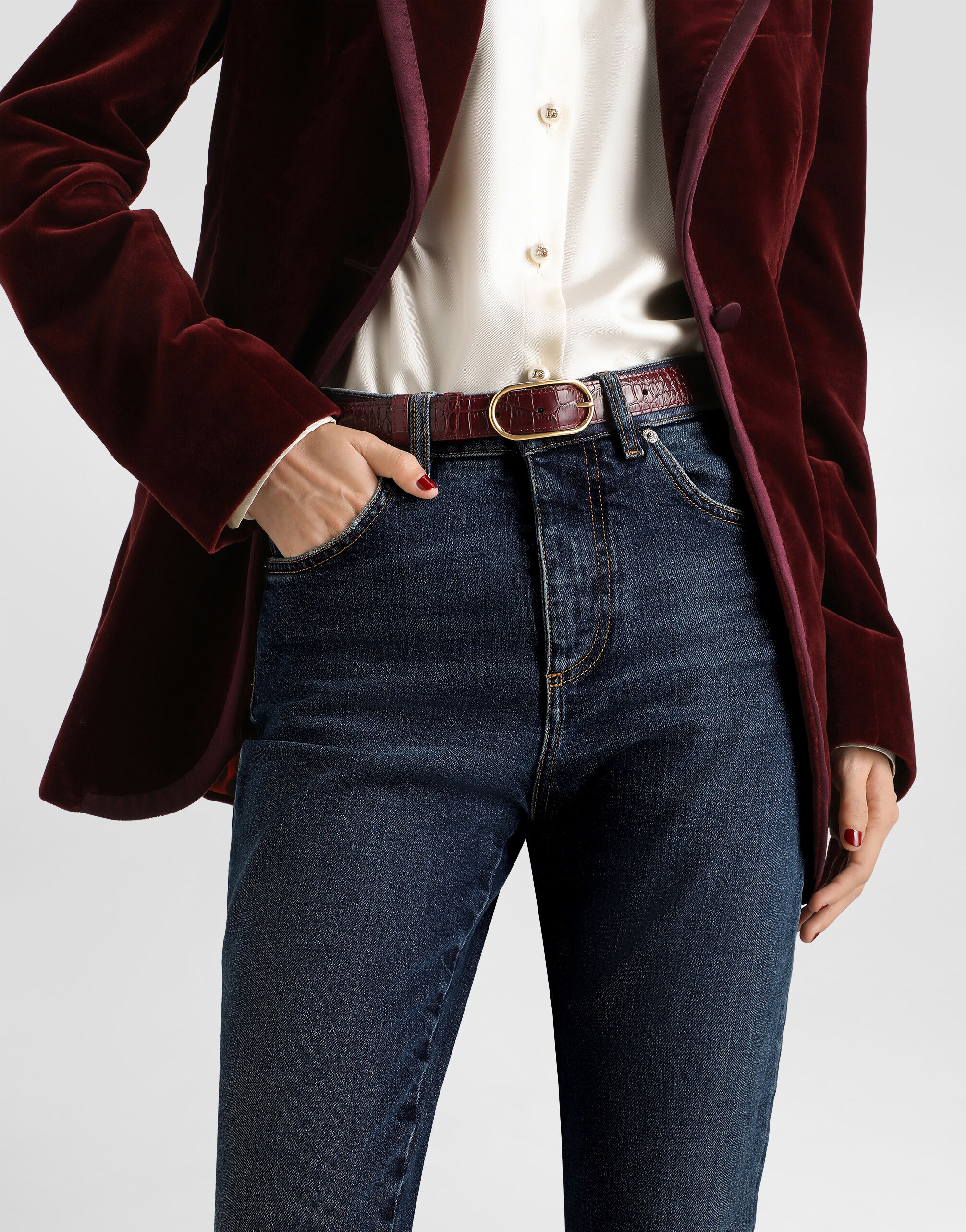 5-pocket denim trousers - thumbnail 4