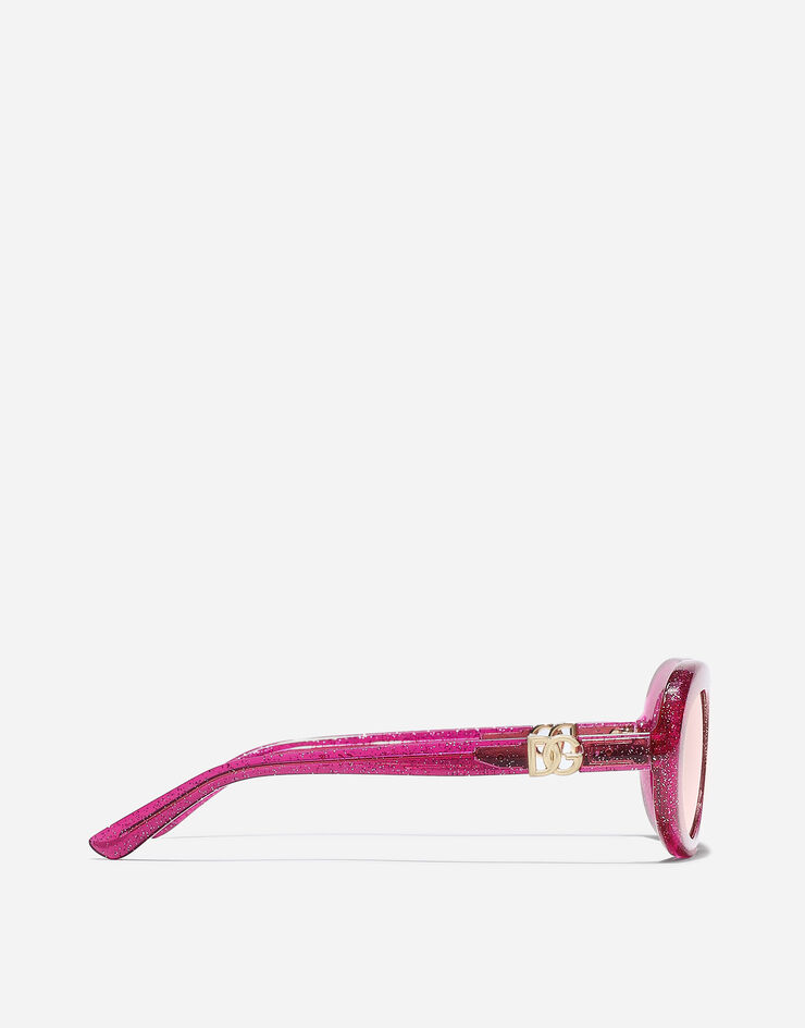Dolce & Gabbana DNA Sunglasses Glitter pink VG600KVN51Z