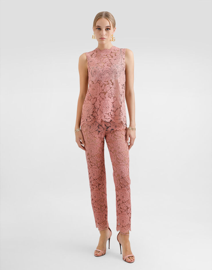 Dolce & Gabbana Cordonnet lace tailored pants Multicolor FTAM2THLM7L