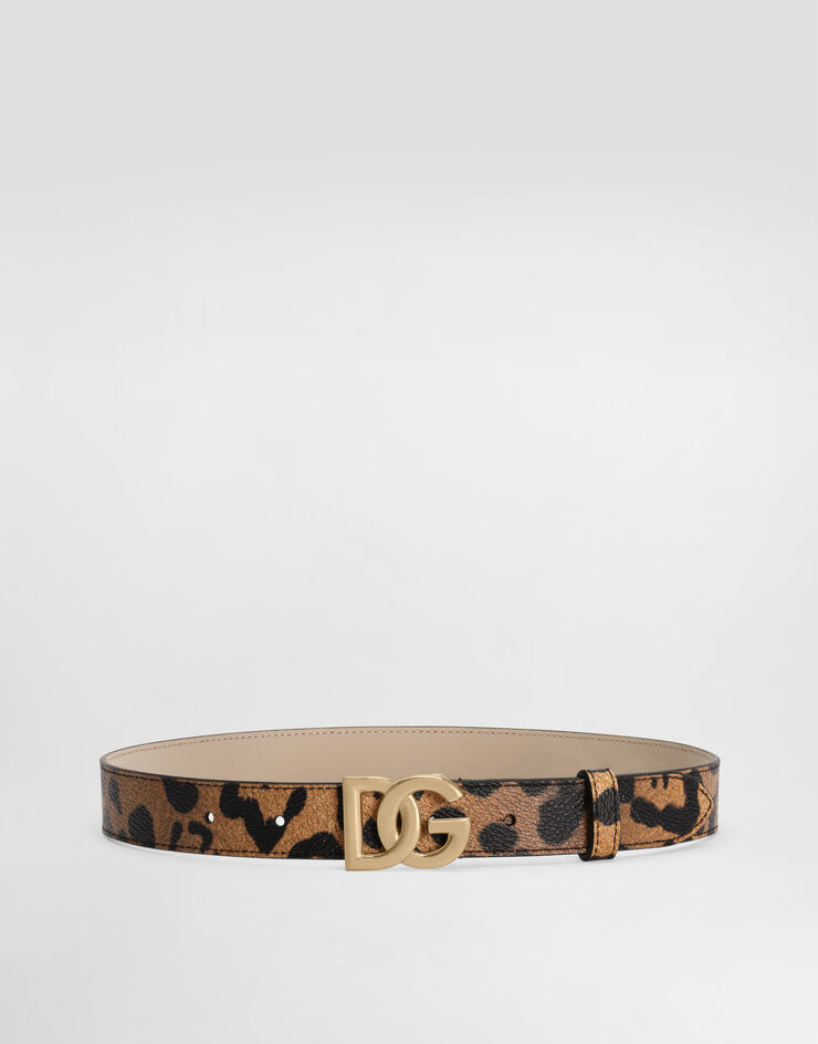 Dolce & Gabbana Leo-print logo belt Print EE0068AW384