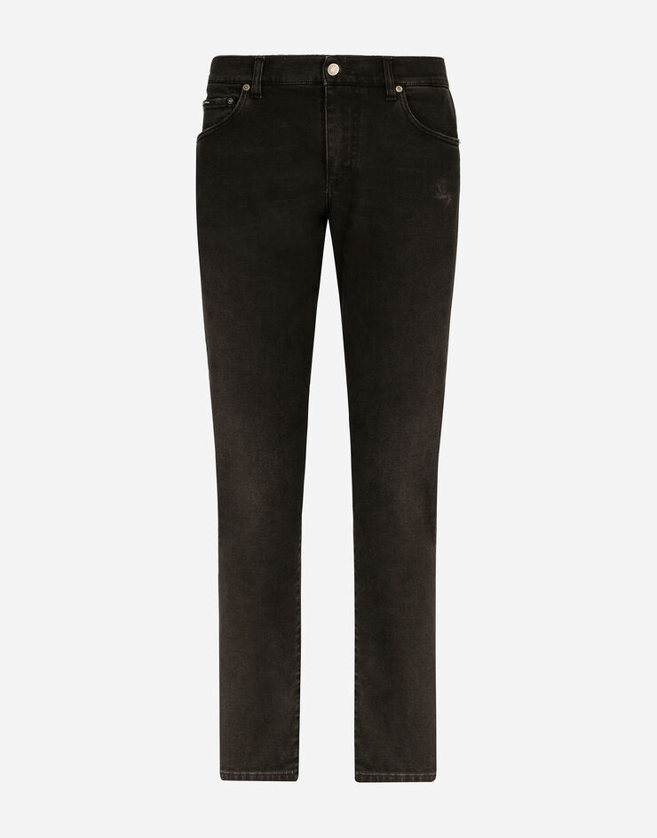 Dolce&Gabbana جينز دنيم مرن بقصة ضيقة وكشوط خفيفة متعدد الألوان GY07CDG8JT5