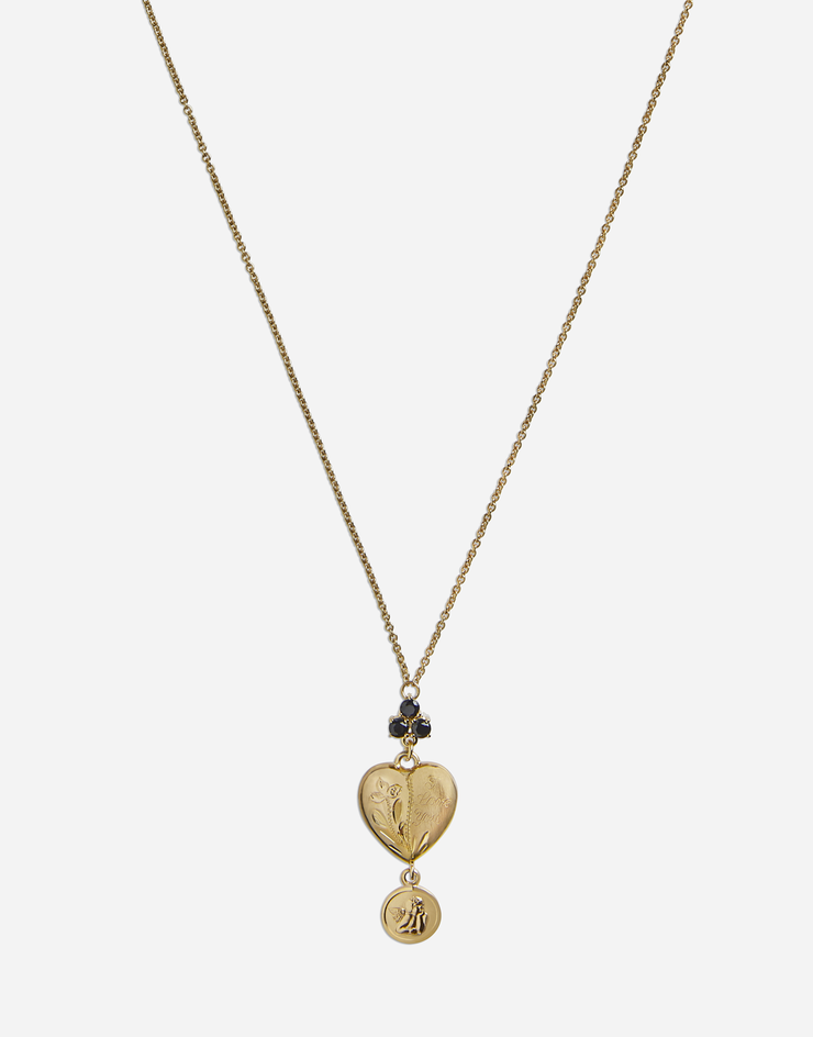 Dolce & Gabbana Collar con colgante de corazón Dorado WADL1GW0001