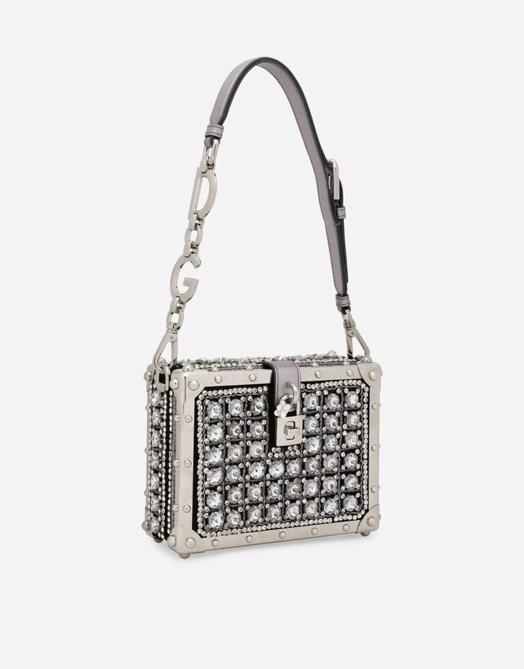 Dolce & Gabbana حقيبة دولتشي بوكس جاكار مطرزة متعدد الألوان BB7165AY586