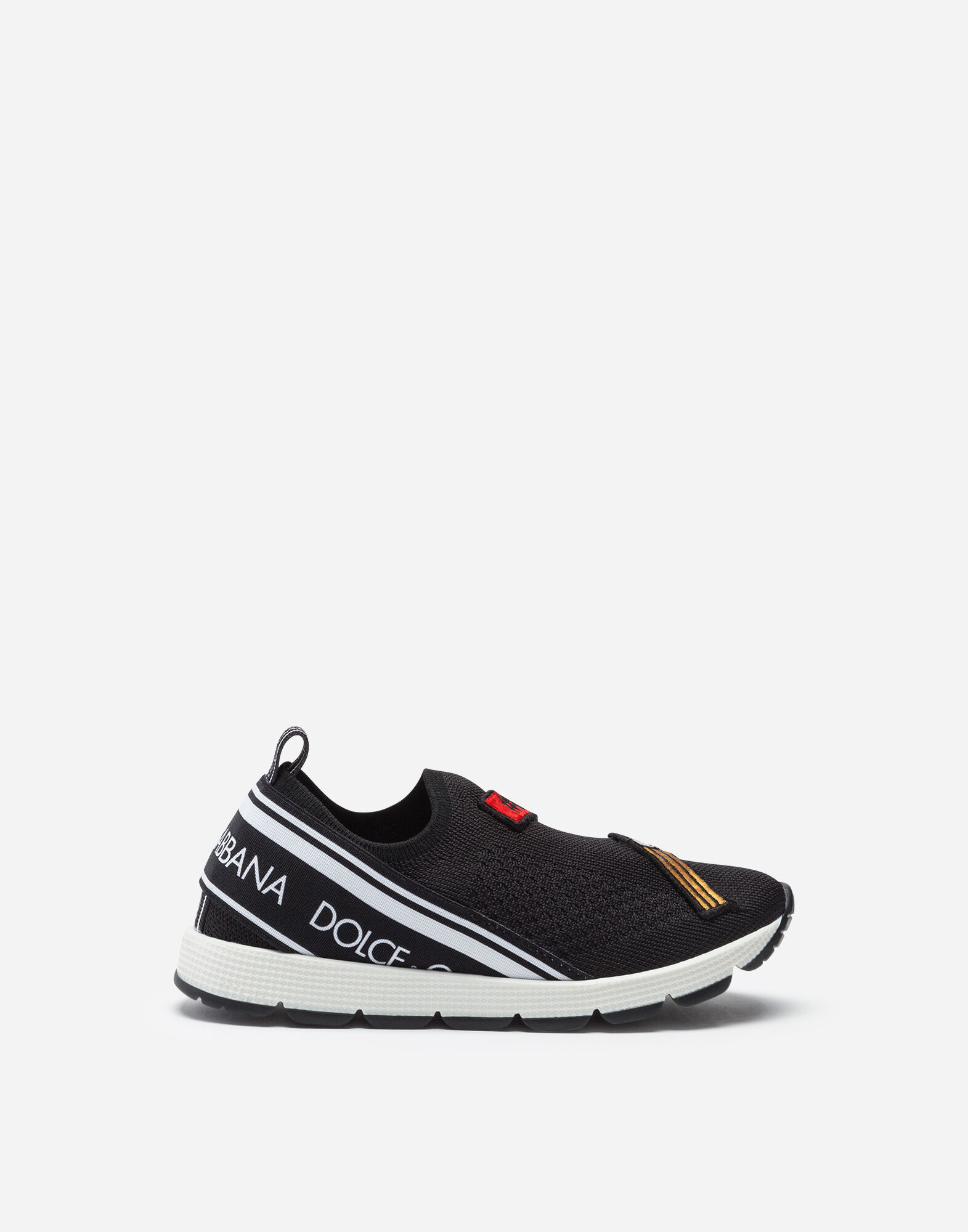 MESH SORRENTO SLIP ON SNEAKERS WITH PATCH