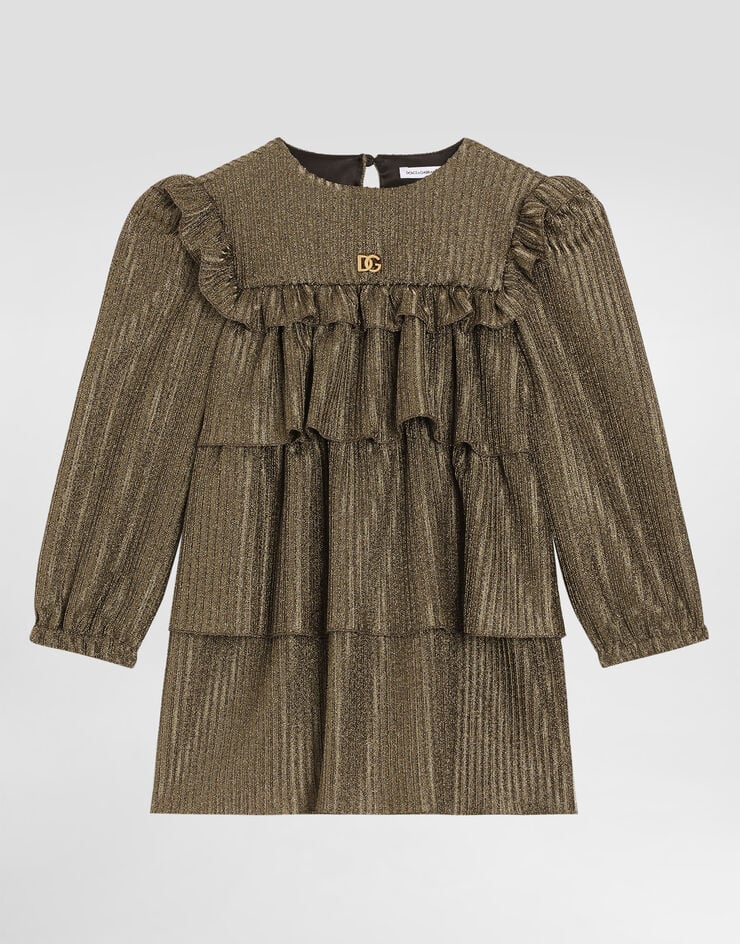Dolce & Gabbana Lamé fabric dress Dolce & Gabbana Lamé fabric dress Gold L54DC2FRMD8