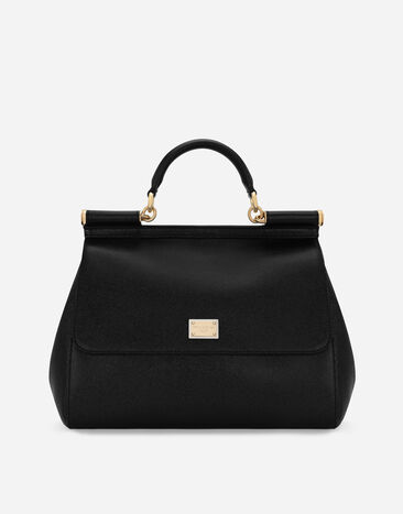 Dolce & Gabbana Henkeltasche Sicily groß Black BB6015A1001