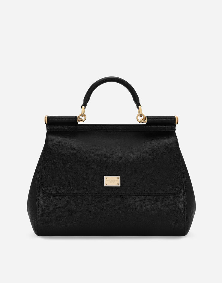 Dolce & Gabbana 맥시 시실리 핸드백 블랙 BB6015A1001