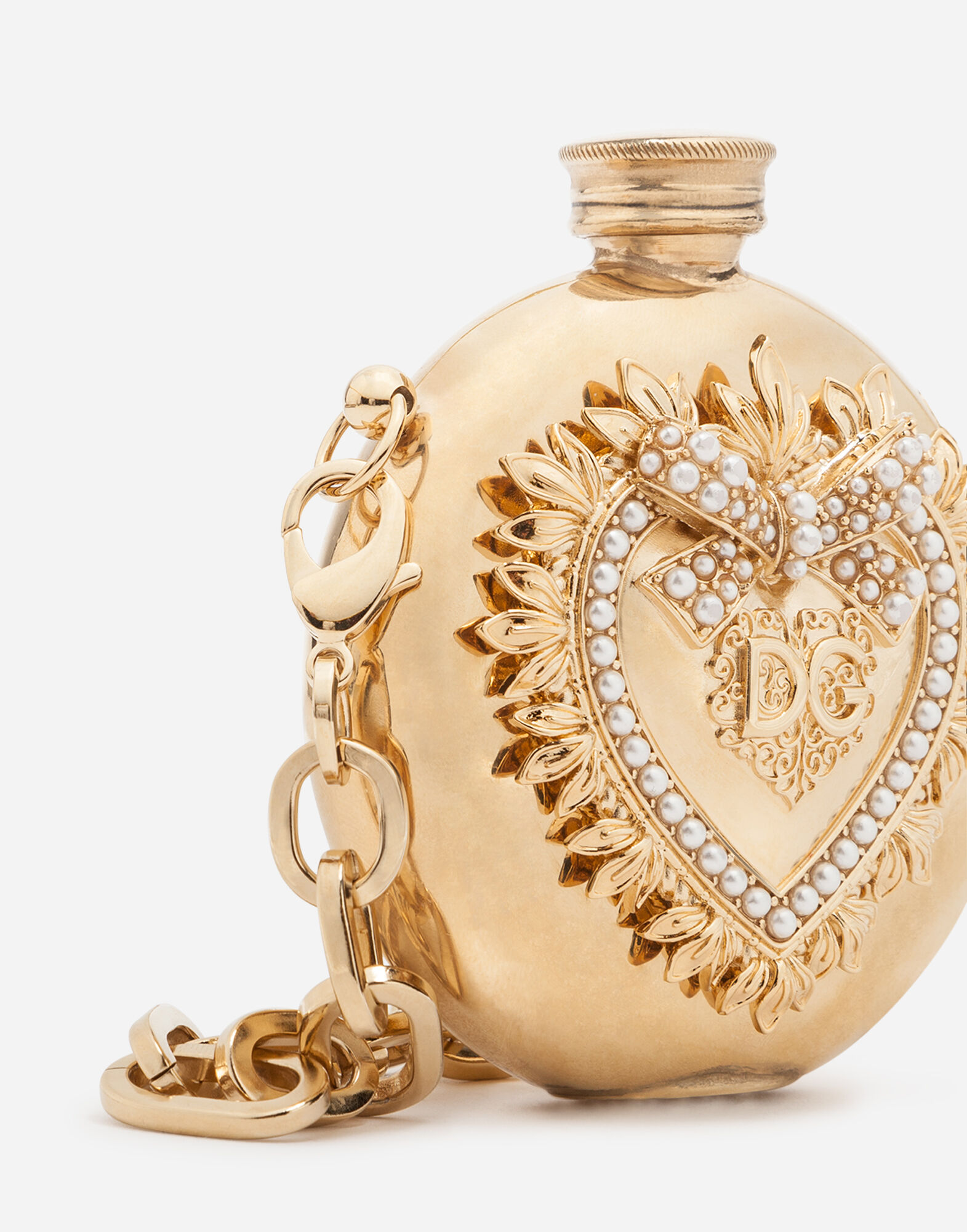 Jewel micro-bag with chain in Gold for Women | Dolce&Gabbana® US