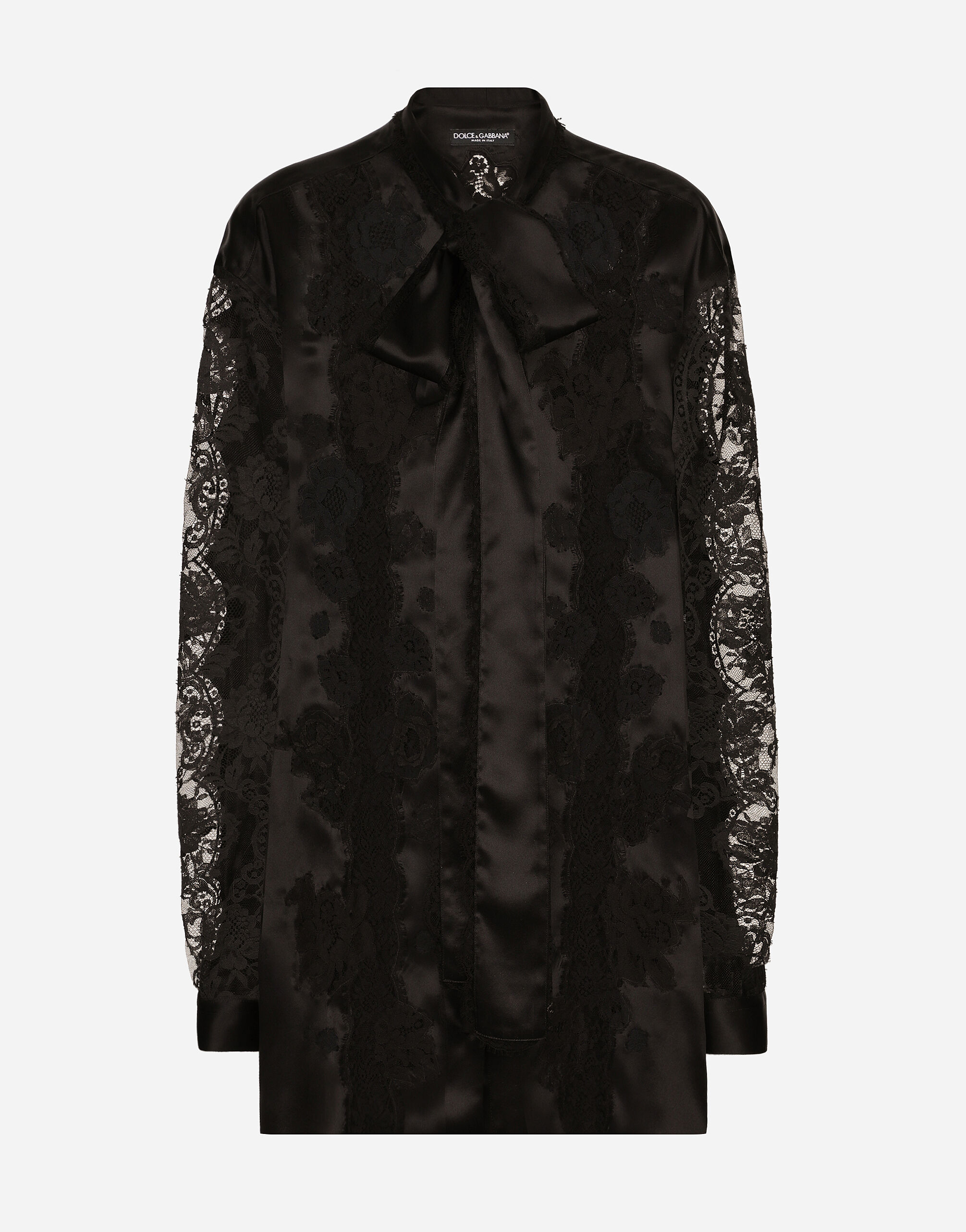 Black silk lace top 2025