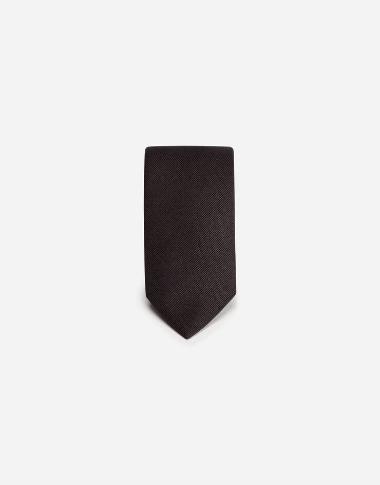 Dolce & Gabbana 6 cm (24”) silk blade tie Black GT149EG0U46