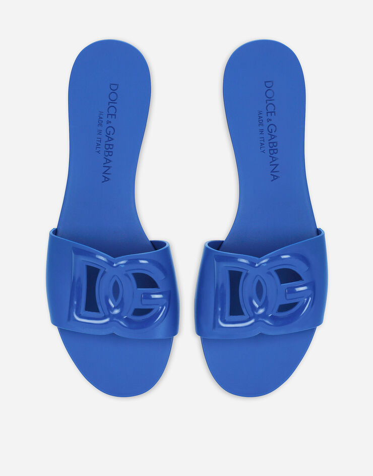 Dolce & Gabbana Slide beachwear in gomma Blu CW2215AN994