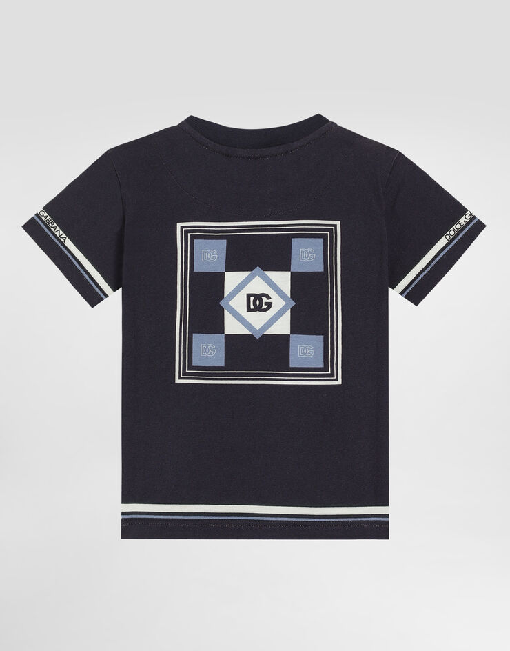 Dolce & Gabbana Jersey T-shirt with print Multicolor L1JT7WII7HO