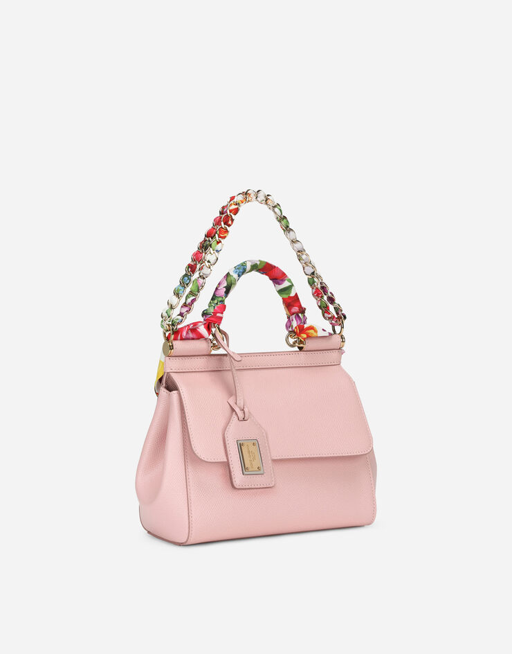 Dolce & Gabbana 미디엄 시실리 핸드백 핑크 BB6003B5875