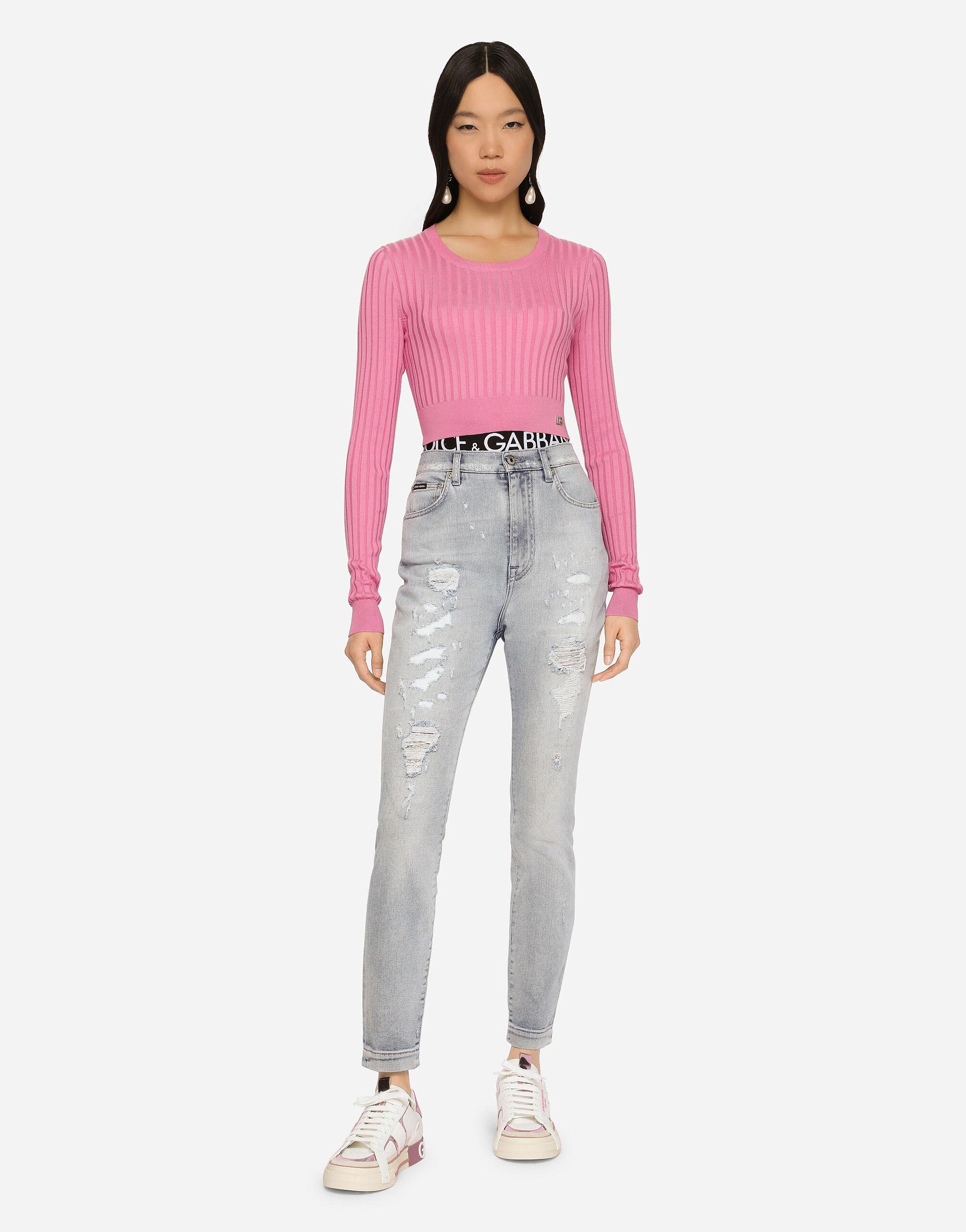 DOLCE & GABBANA 'Grace’ jeans Blue Dolce & Gabbana - Grace skinny jeans blue - The Corner