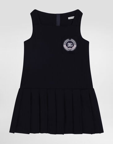 Dolce & Gabbana Wool canvas dress Blue L54DH0FU28G