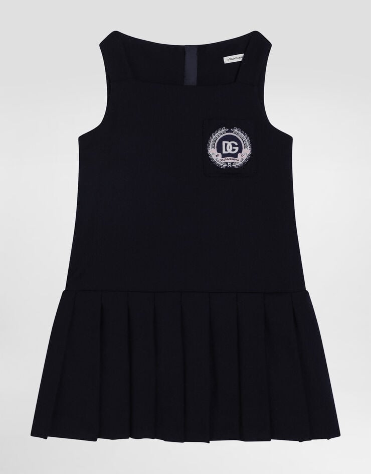 Dolce & Gabbana Wool canvas dress Blue L54DH0FU28G