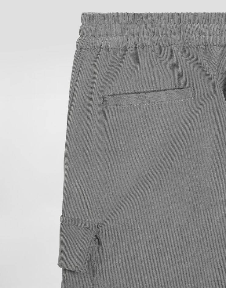 Dolce & Gabbana Corduroy cargo trousers Grey L45P24FUWFI